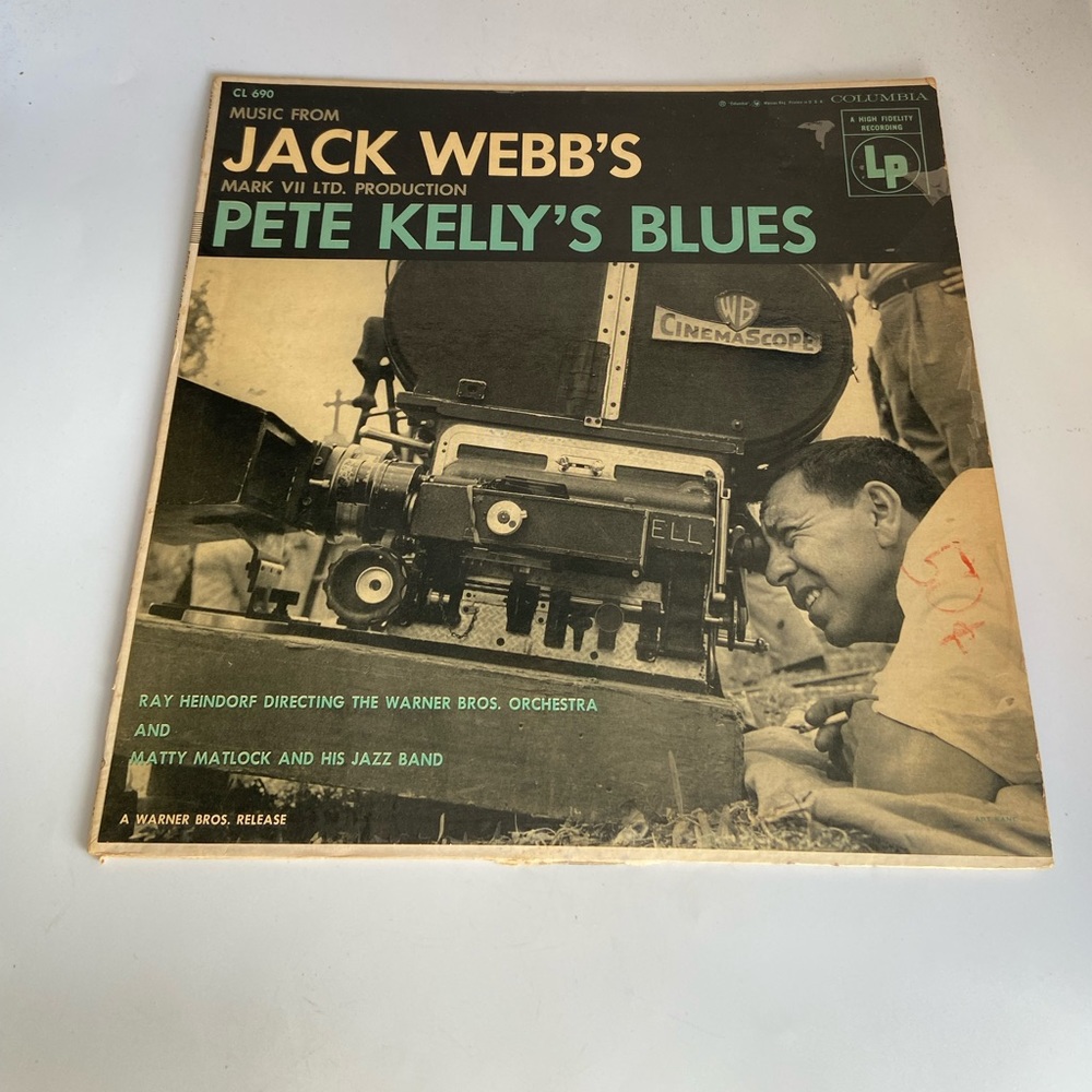 Jack Webb's Pete Kellly's Blues Vinyl Record